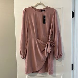 Lulus Long Sleeve Mini Knot Dress